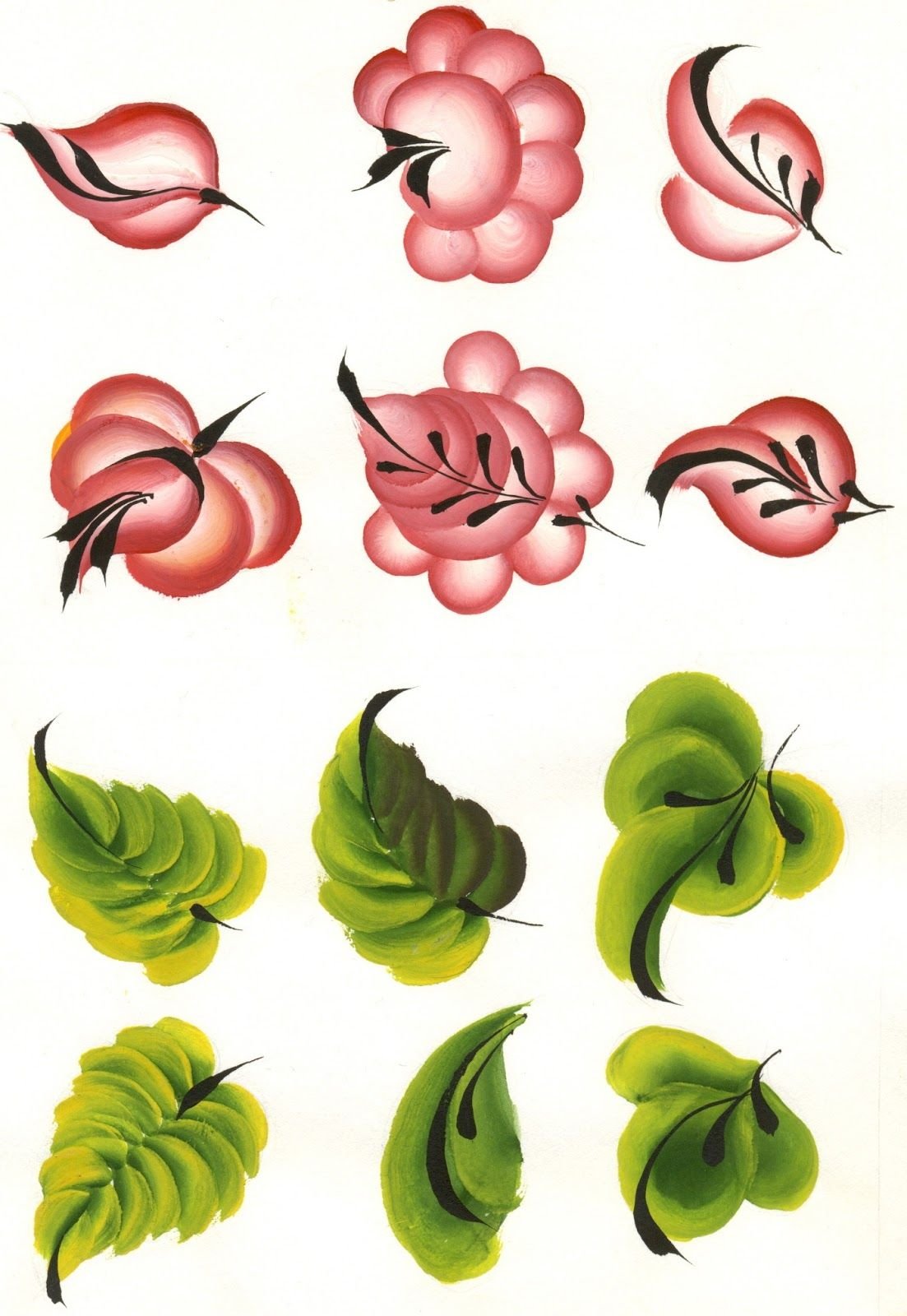 Урало Сибирская роспись фрукты фрукты