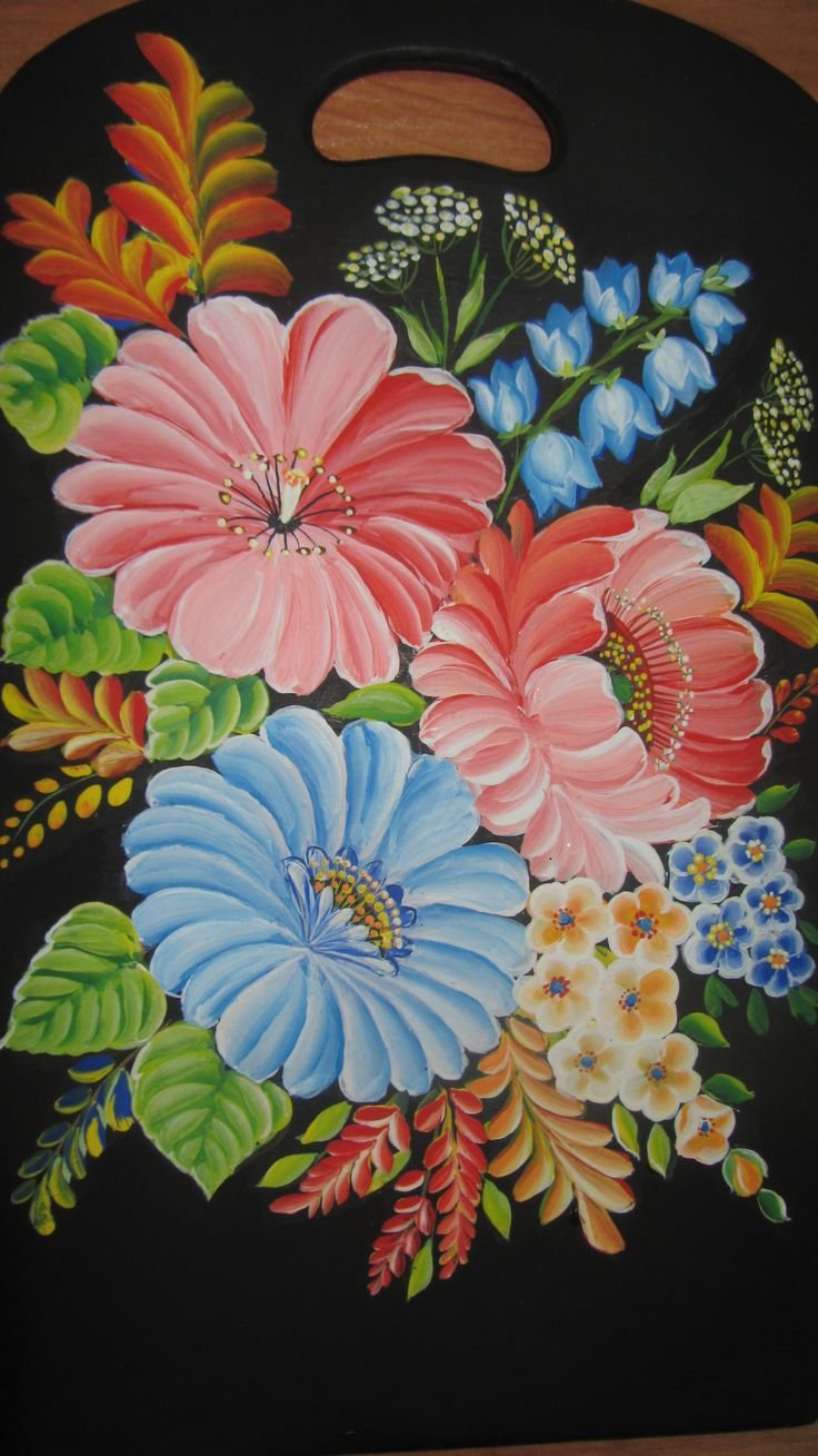 Петриковская роспись ложки