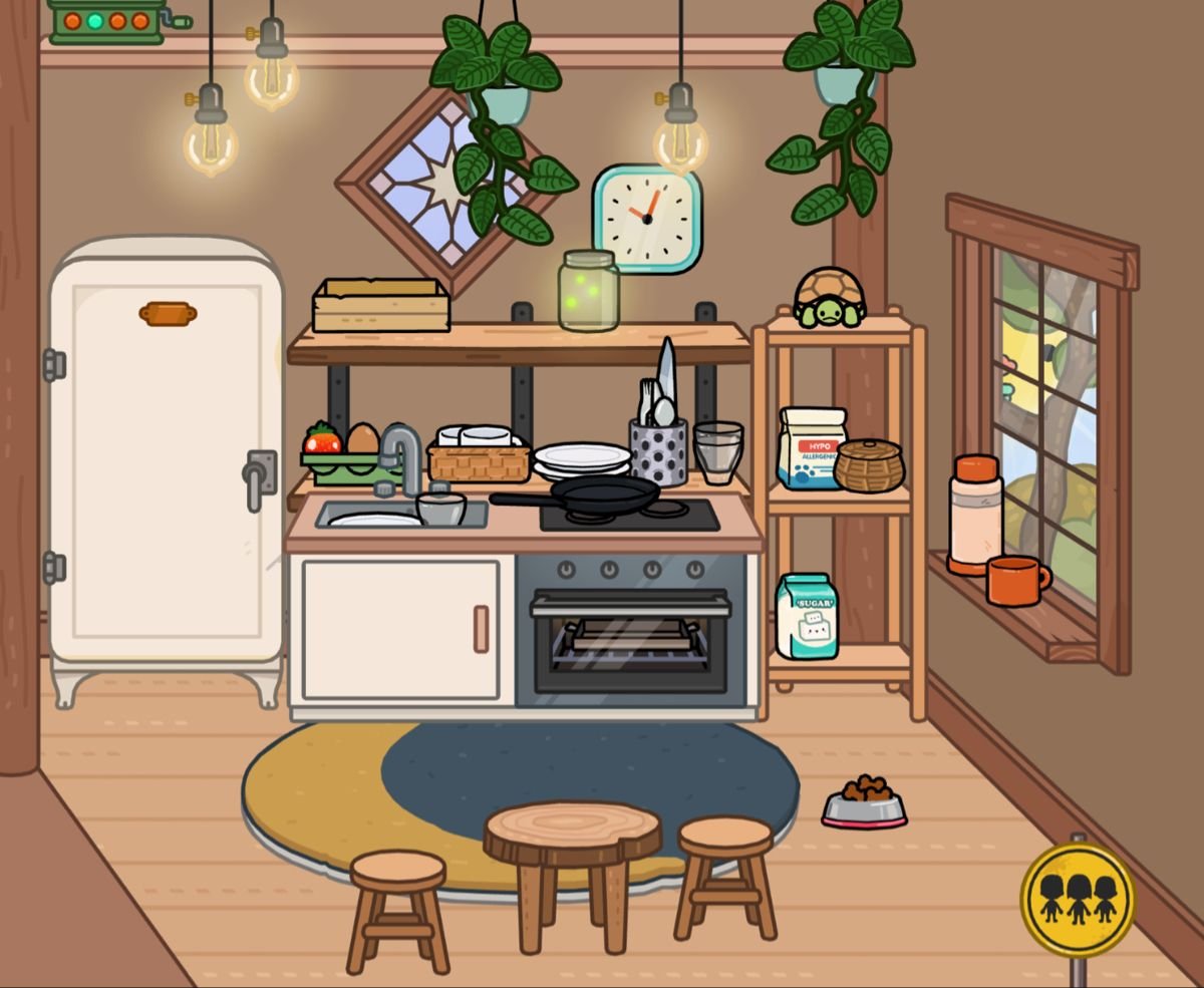 Aesthetic Room toca boca кухня