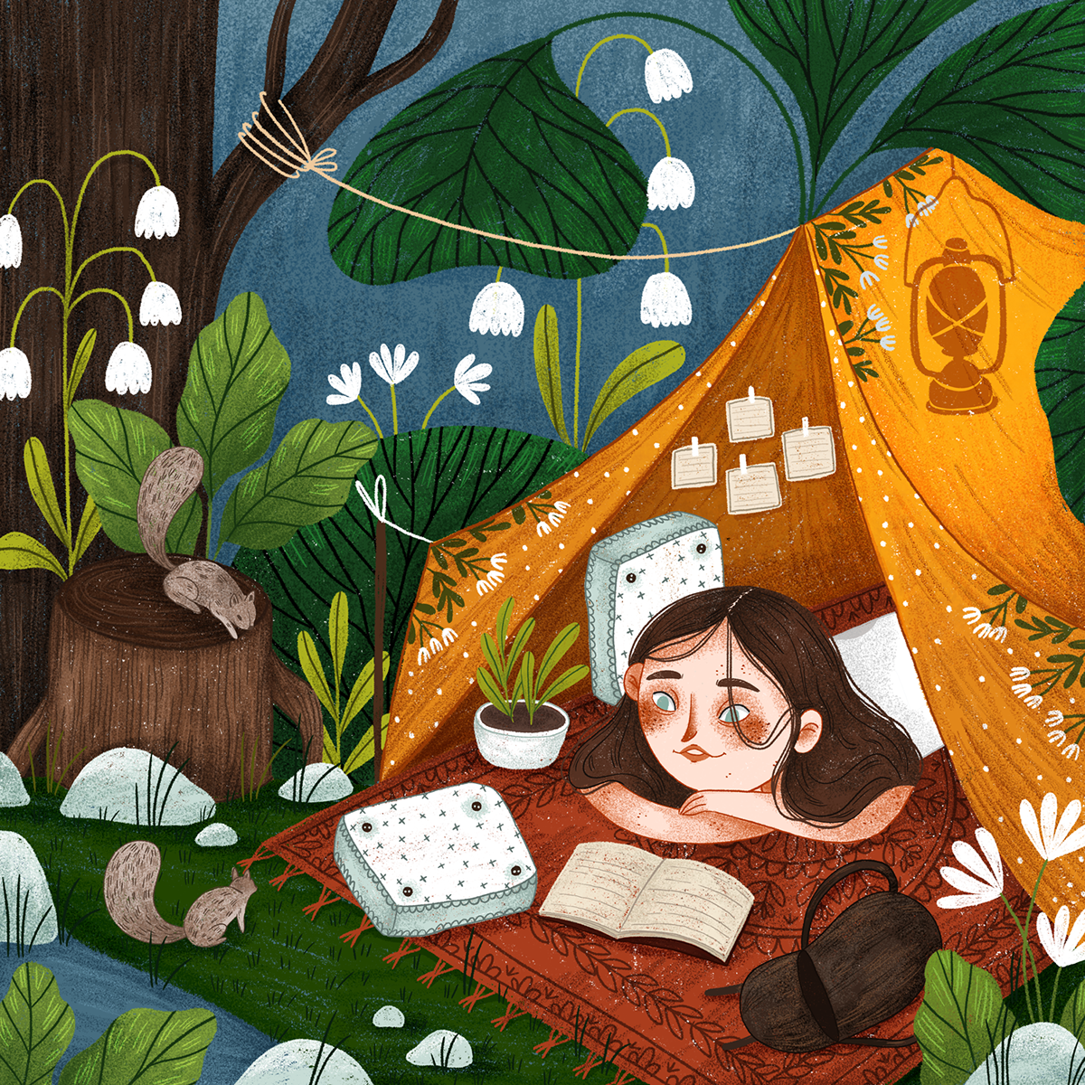 Цифровая книжная иллюстрация