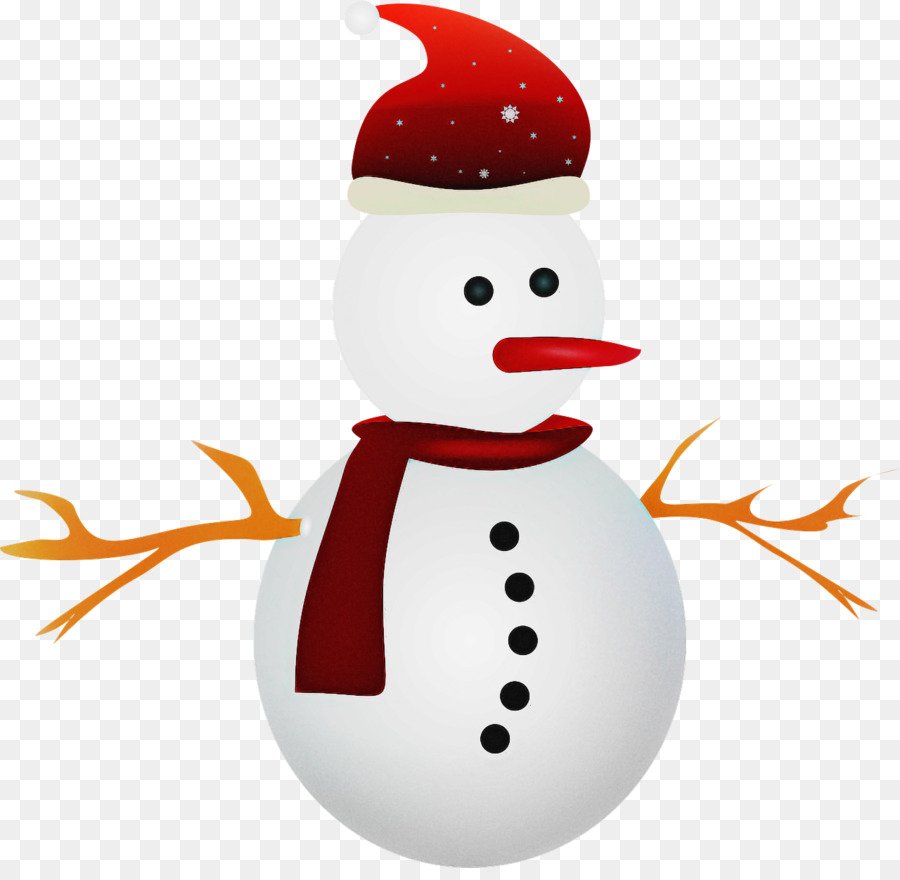 Снеговики для декора на прозрачном