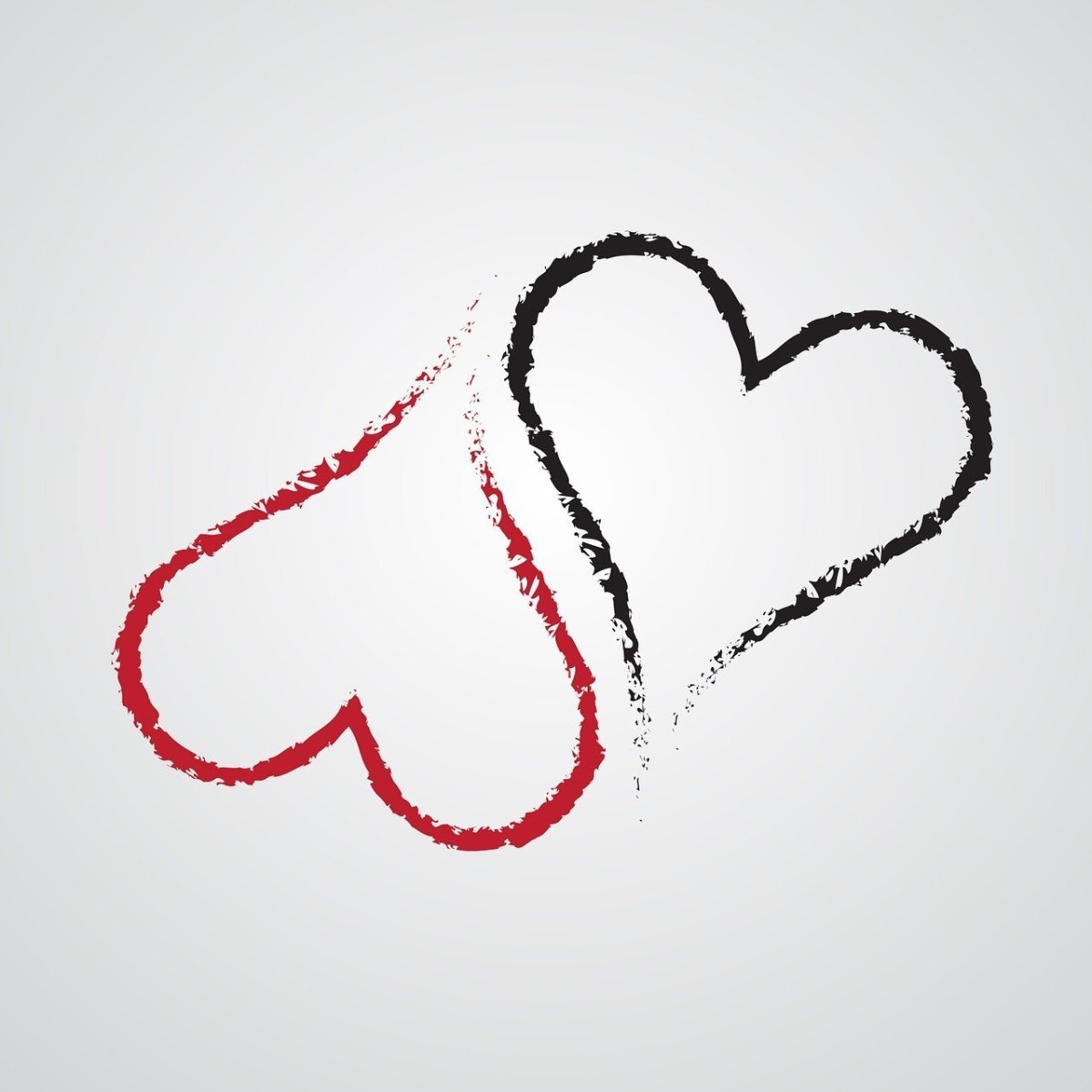 Сердце для срисовки