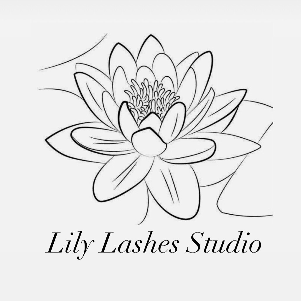 Лотос орехоносный контур