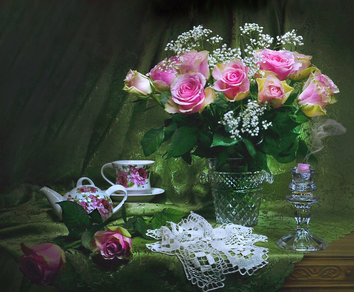 Цветы вечер