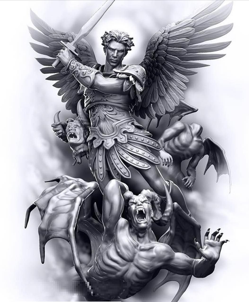 Архангел Михаил и дракон