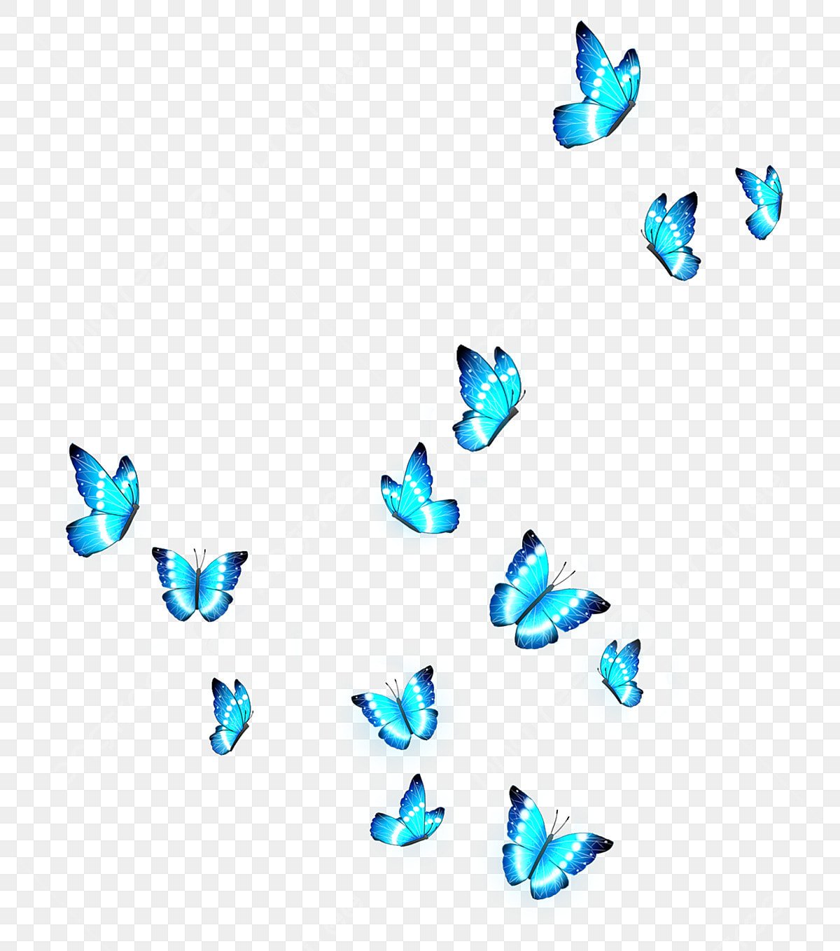 Множество бабочек