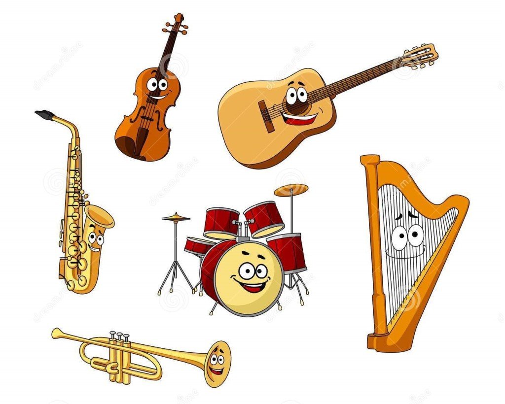 Музыкальный инструмент нарисовать ребенку