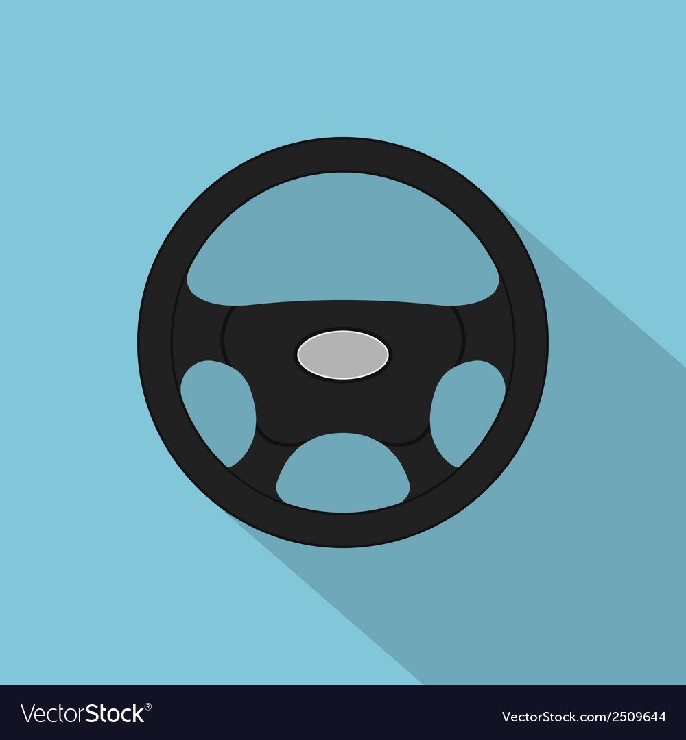 Руль минималистичный значок