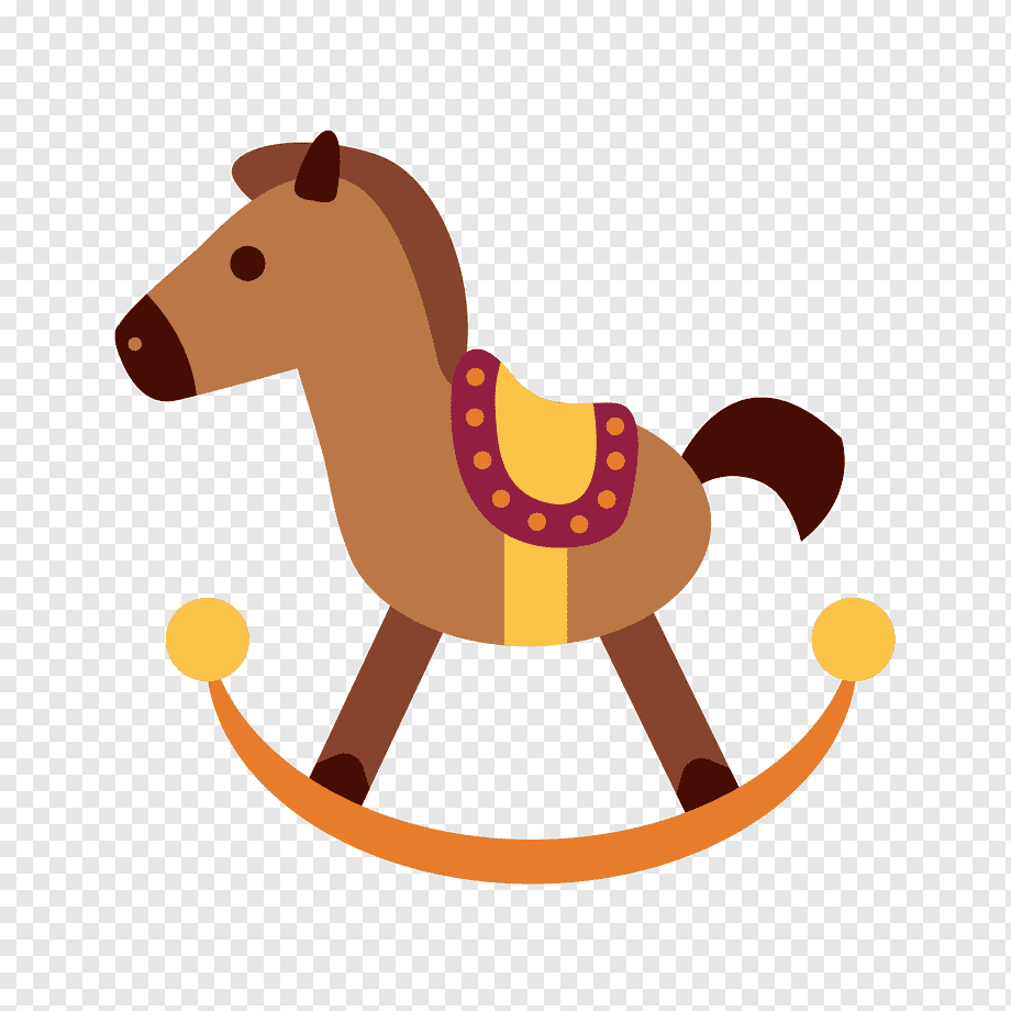 Лошадь деревянная игрушка для детей качающийся