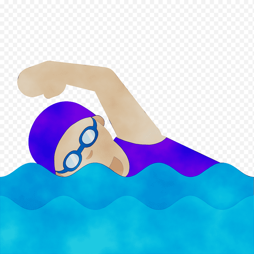 Мультяшные пловцы