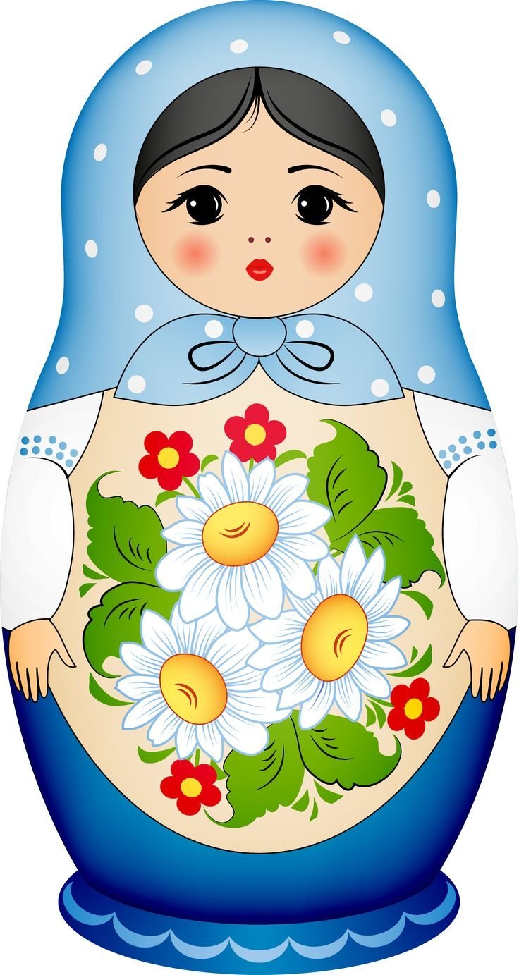 Аппликация Матрешка