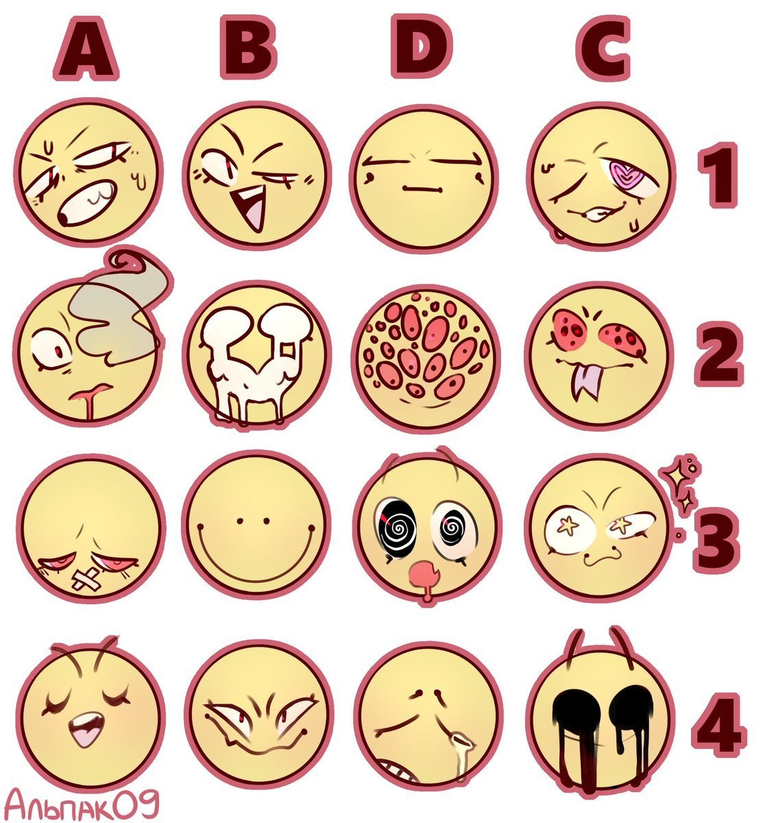 Смайлы для рисования