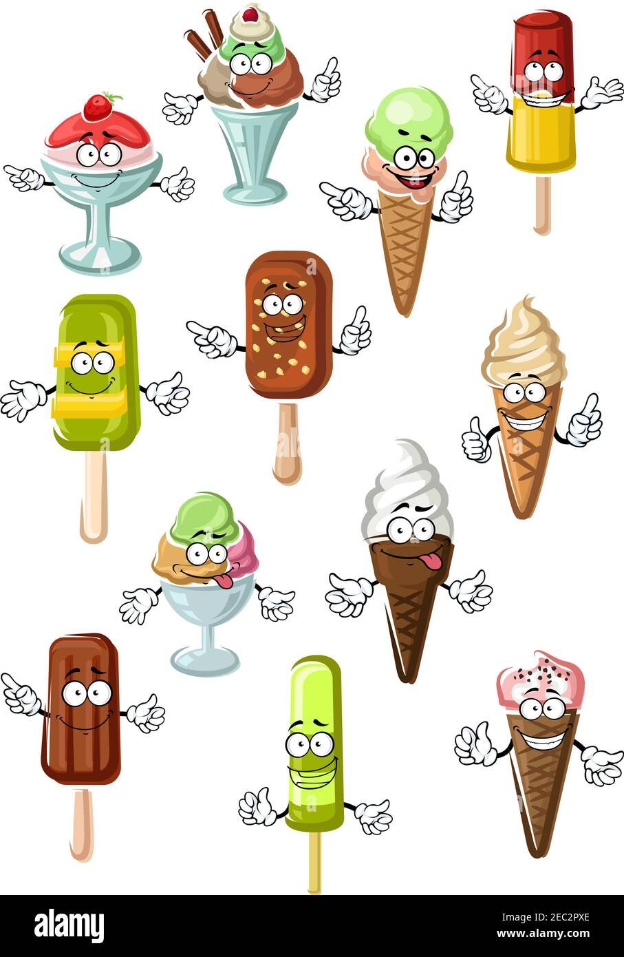 Мороженое с мультяшными героями