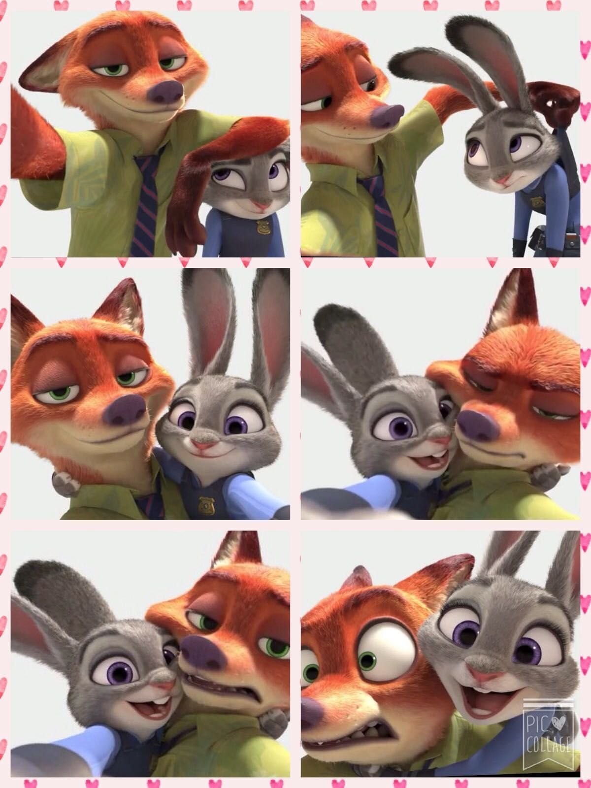 Зверополис ник и Джуди селфи