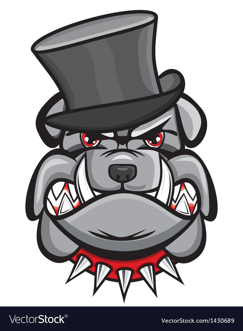 Бульдог с сигарой в шляпе