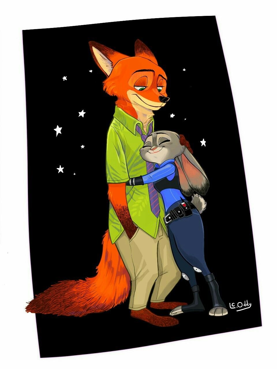 Зверополис Лис и Зайка любовь