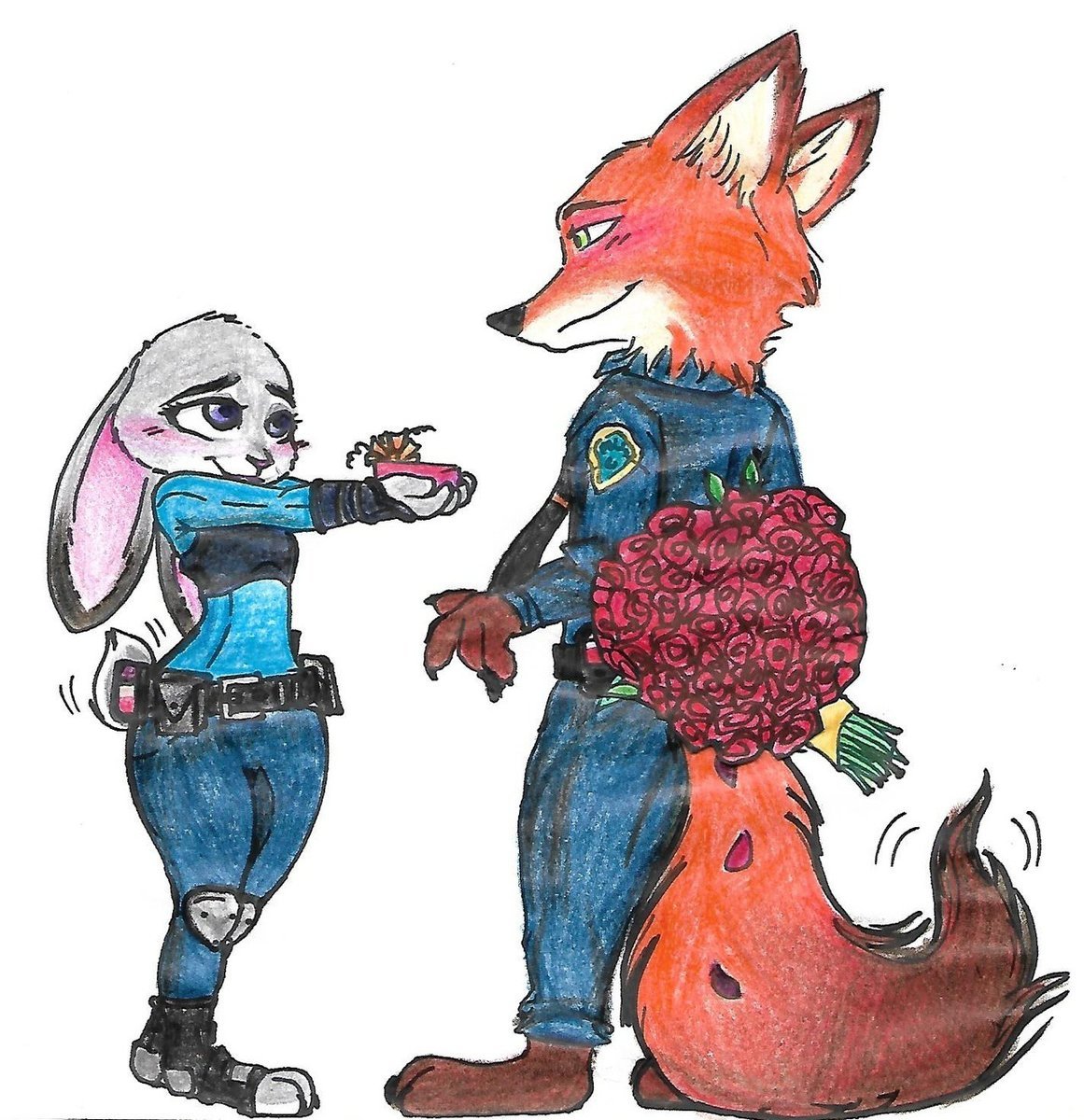 Джуди и Лис из Зверополиса