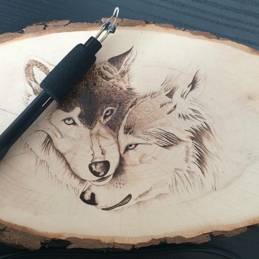 Волк для выжигания