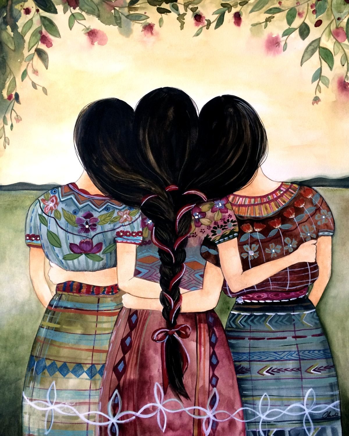 Подруги живопись