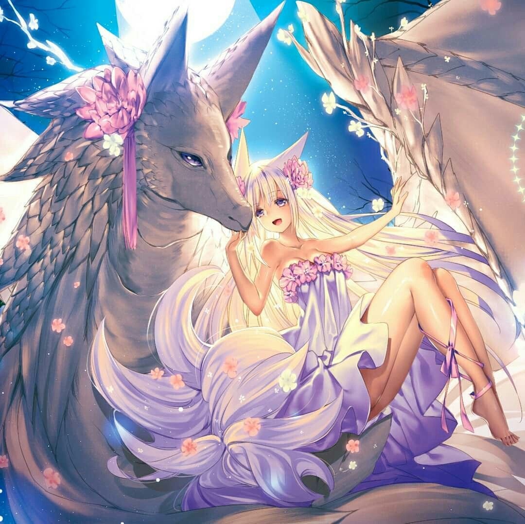 Китсуне дракон аниме