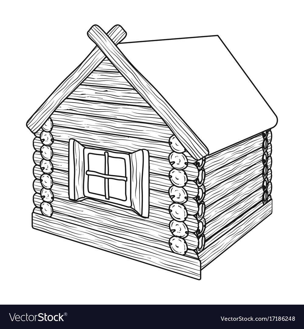 Бревенчатый домик