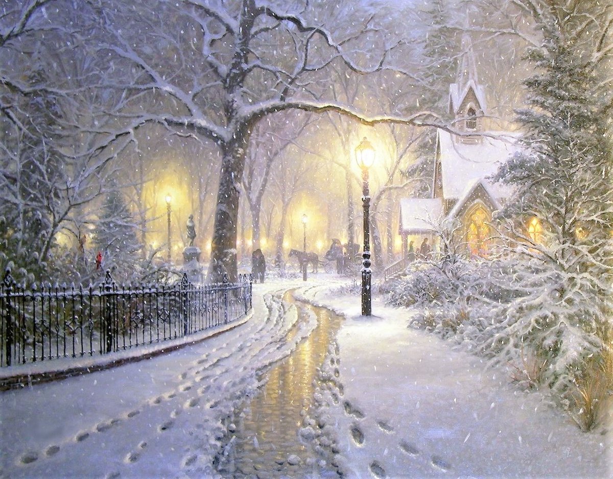 Марк Китли художник картины зима