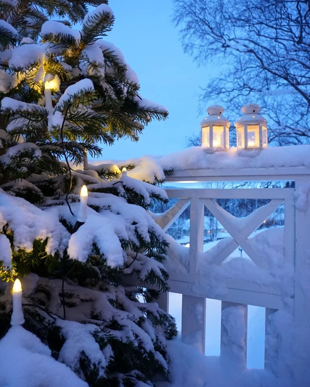 Зима Рождество