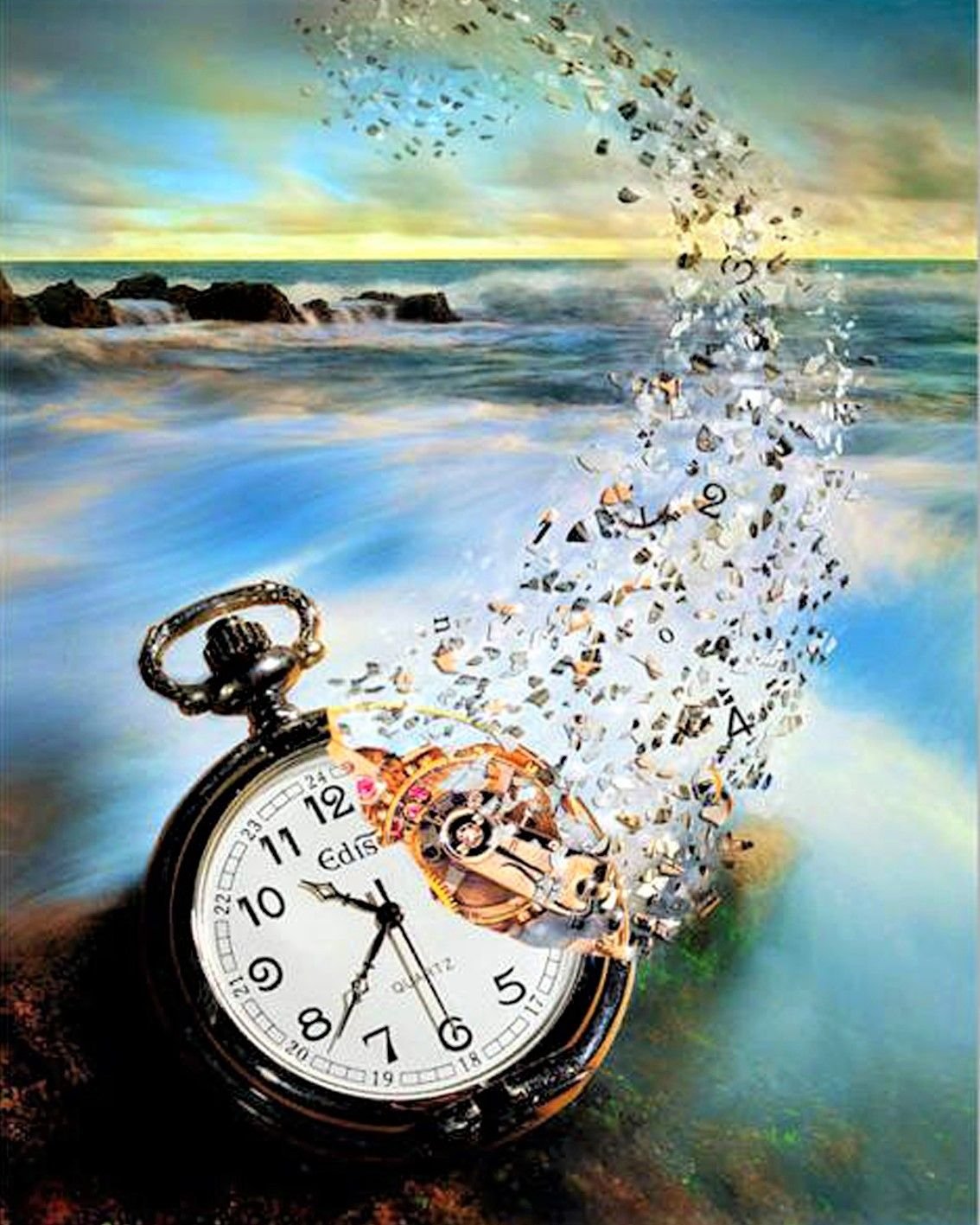Часы море