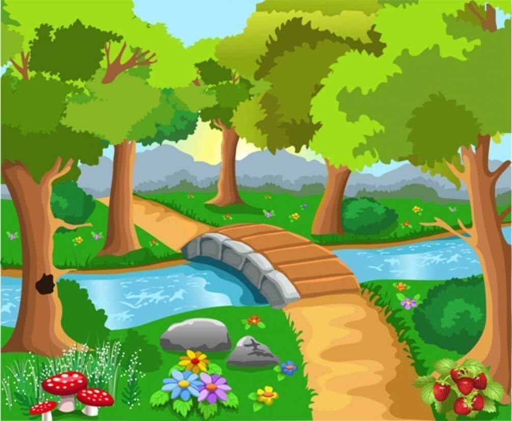 Сказочная речка для детей