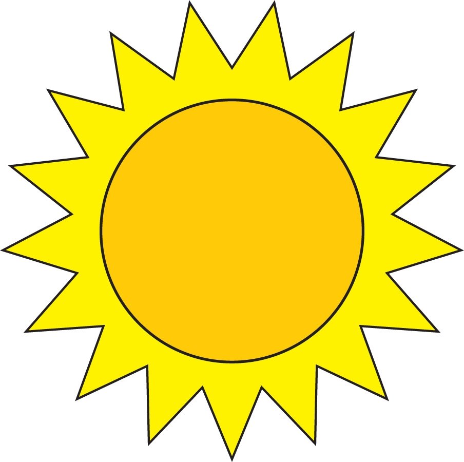 Солнышко улыбается