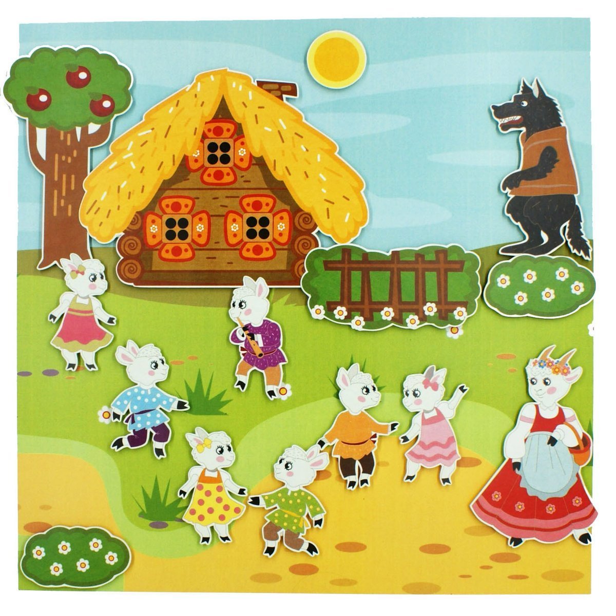 Театр фланелеграф три Теремок