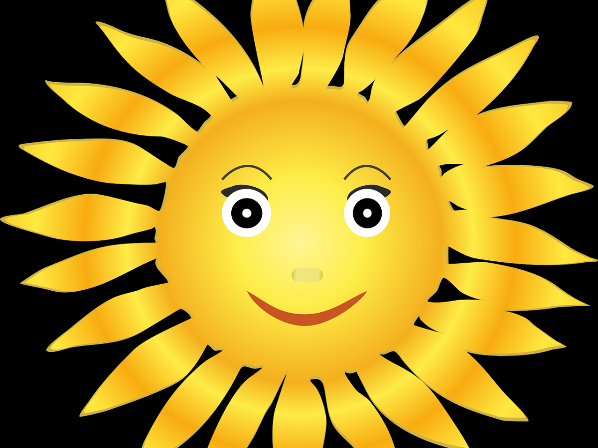 Раздаточный материал солнышко