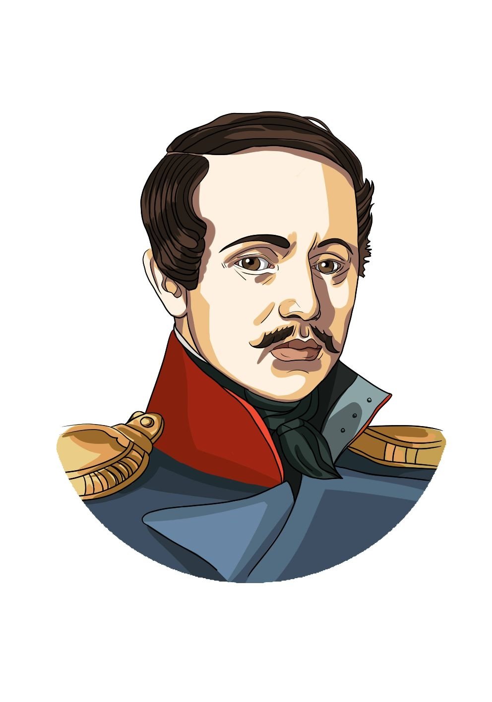 Лермонтов силуэт