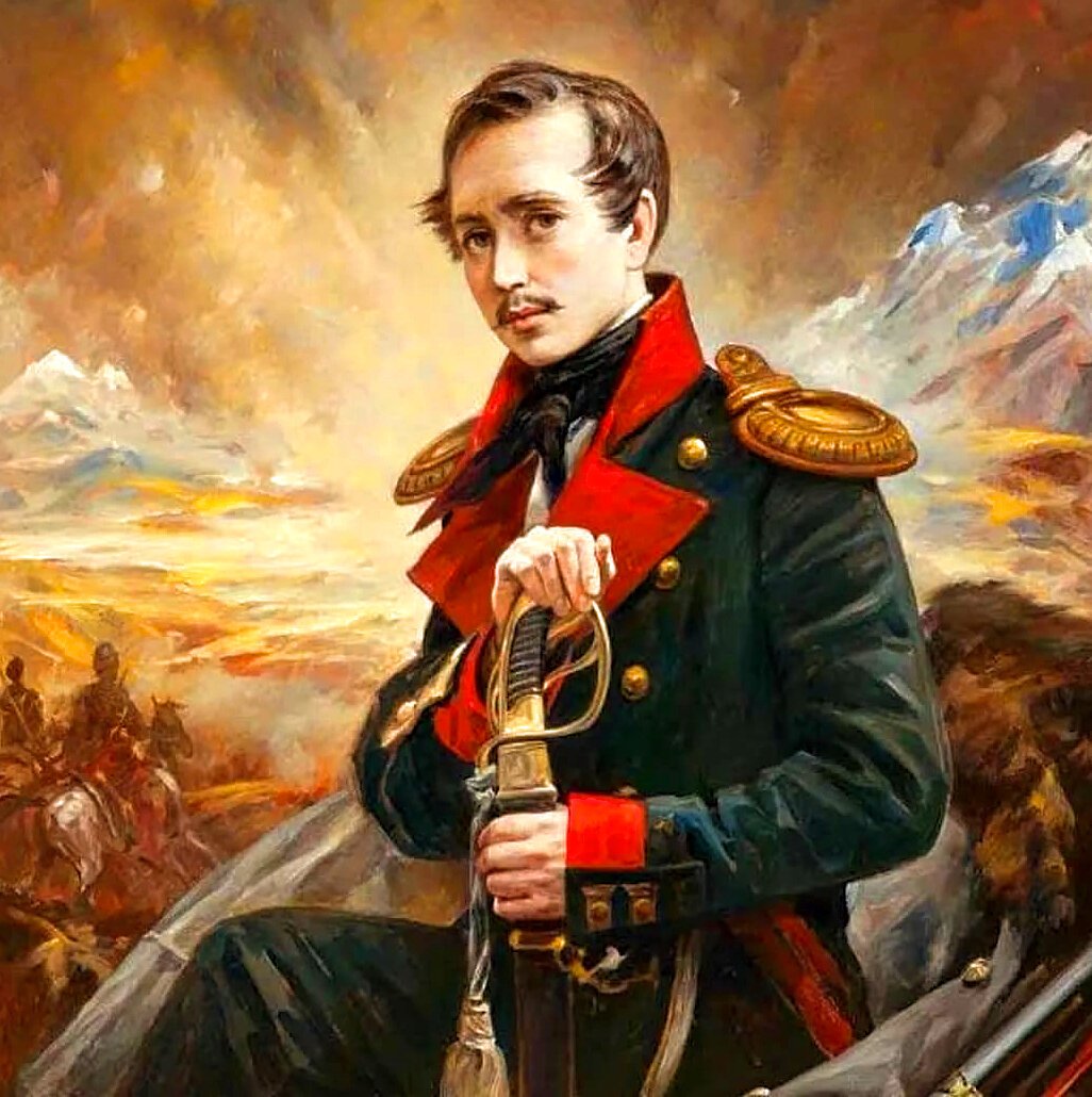 Фото Лермонтова черно белое