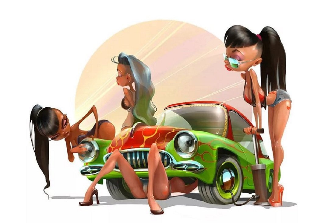 Лама за рулем