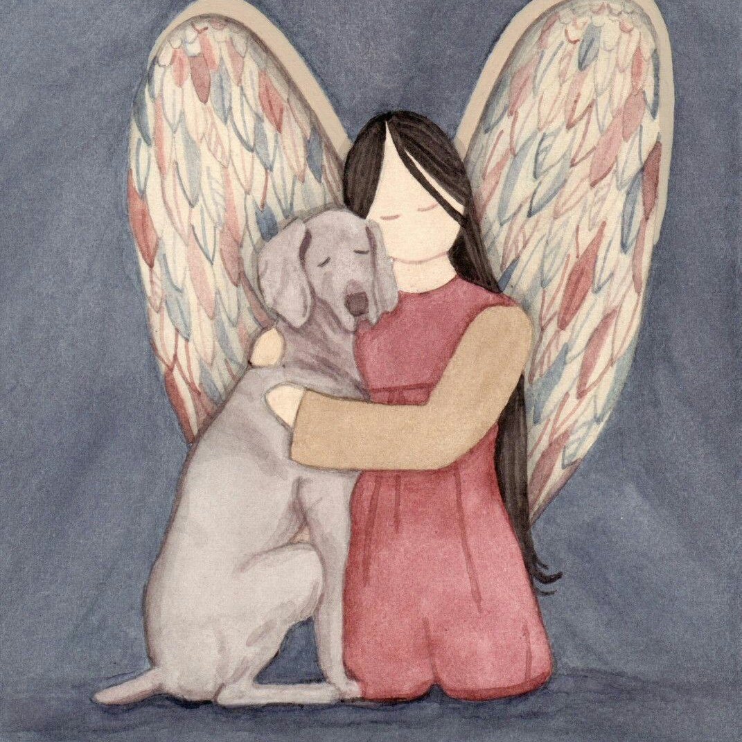 Собачка Ангелочек тетрадка