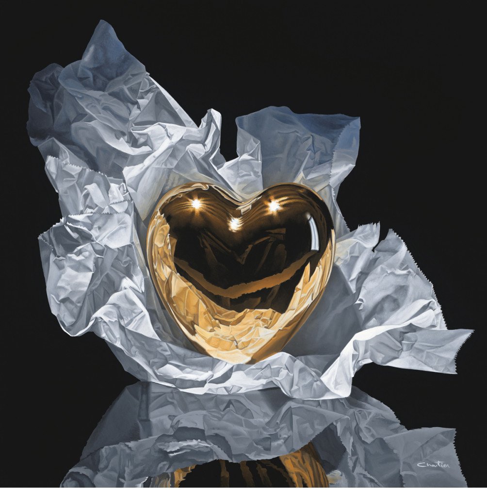 Сердечки золото