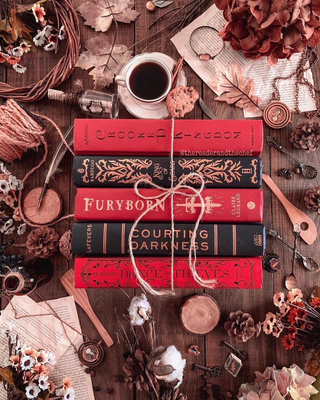 Эстетичный новый год и книги