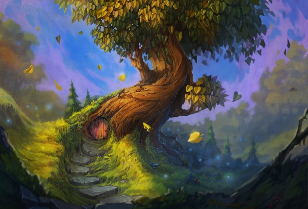 Сказочный дуб