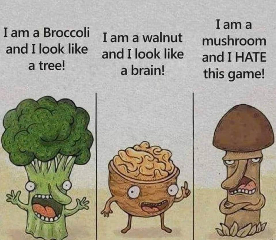 Я брокколи и я похож на дерево