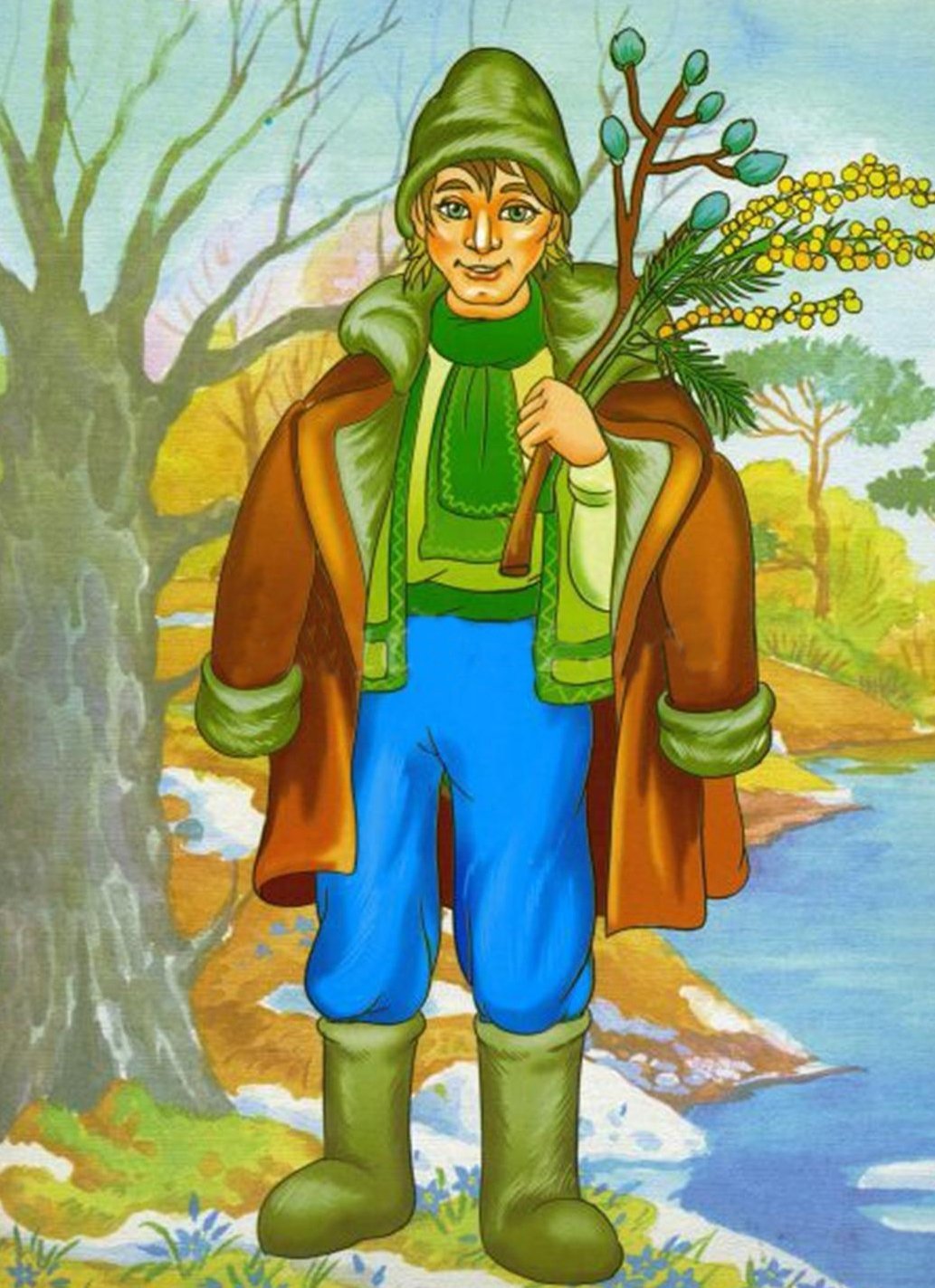 Круглый год Маршак обложка