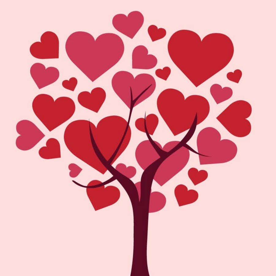 Два сердца на дереве