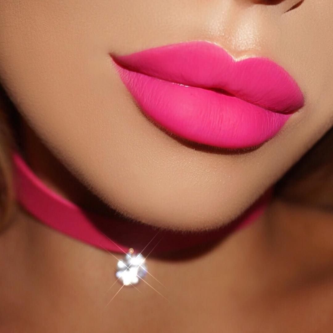 Розовые губы