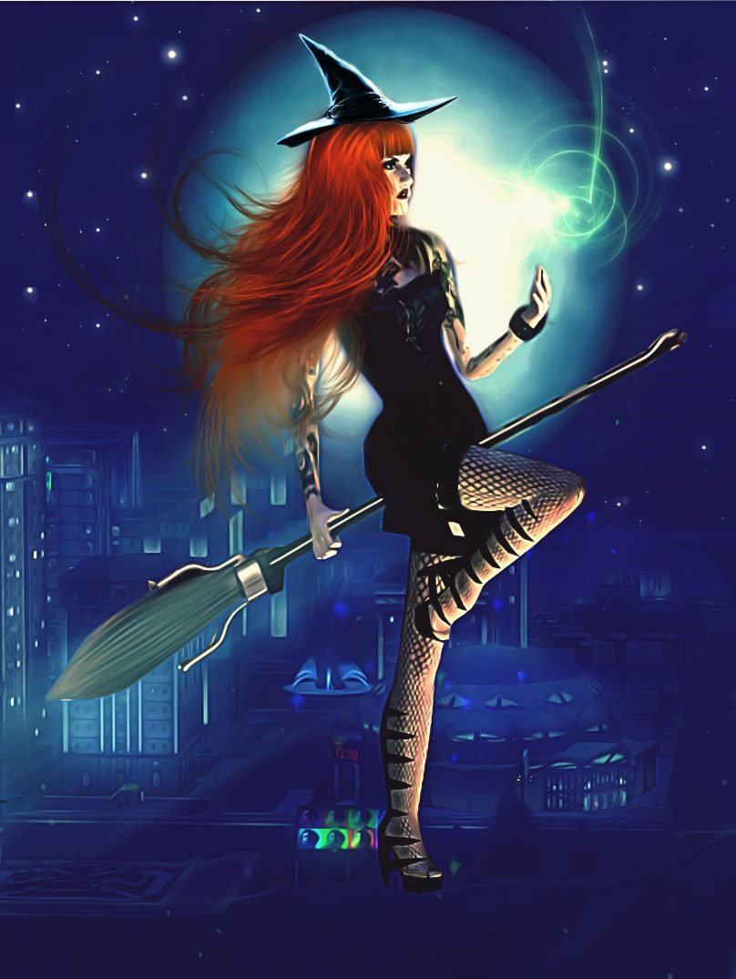 Инктобер ведьмы