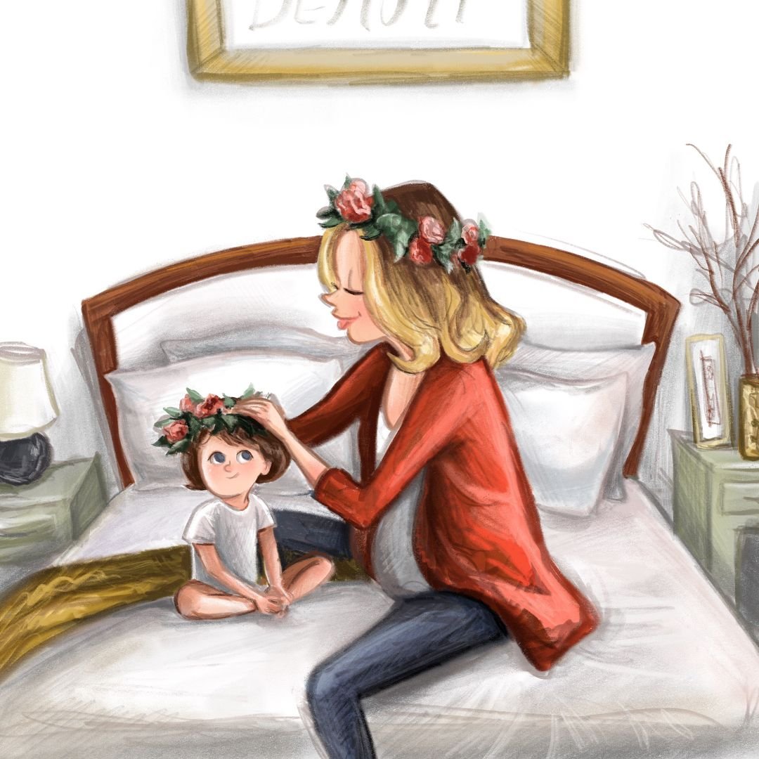 Мать иллюстрация