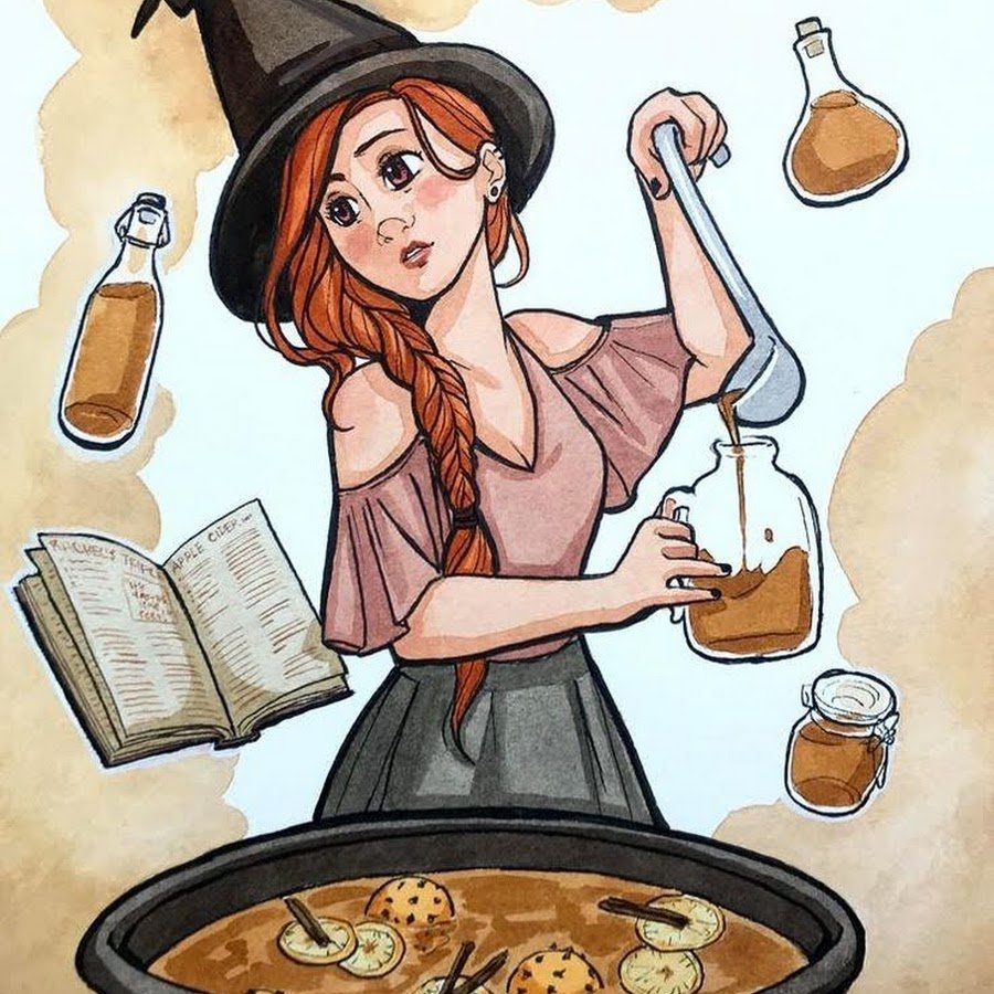 Ведьма на Хэллоуин