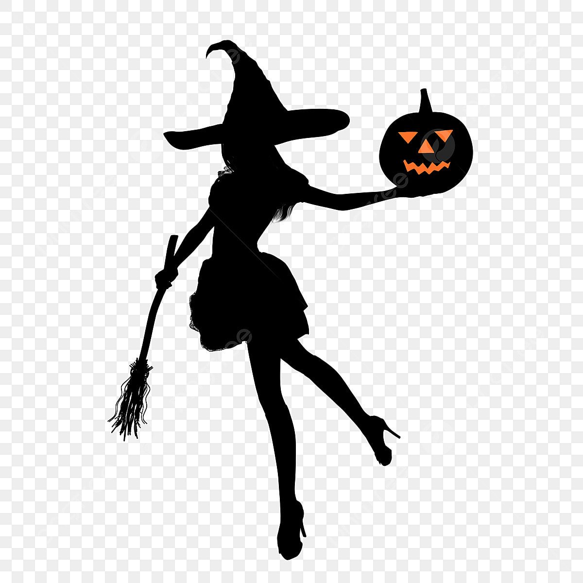 Рыжая ведьма на метле