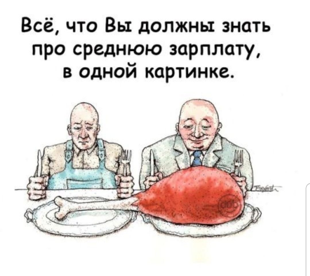 Средняя зарплата карикатура