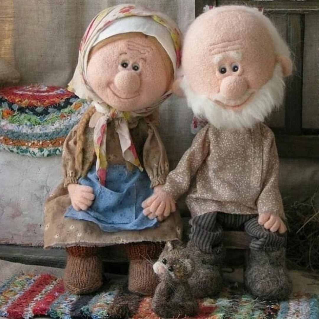 Старичок кукла