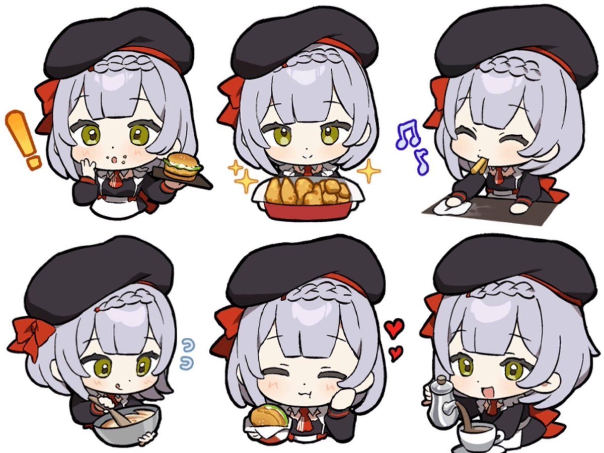 Альбедо Чиби Стикеры Геншин Импакт